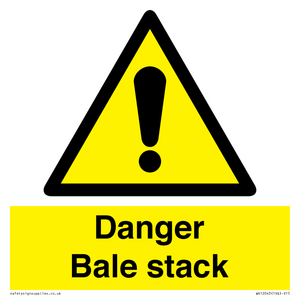 Danger Bale stack